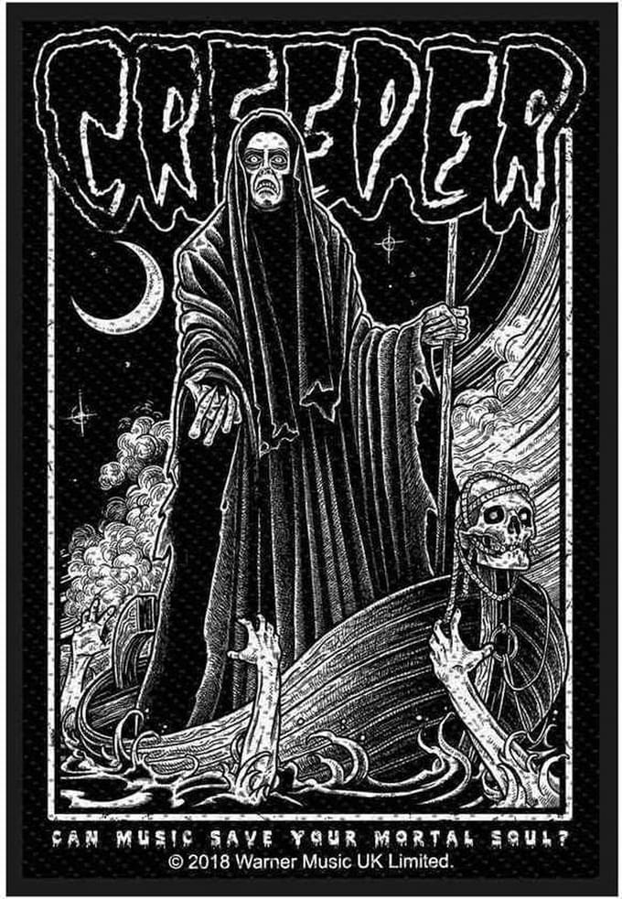 Creeper Patch Mortal Soul Zwart
