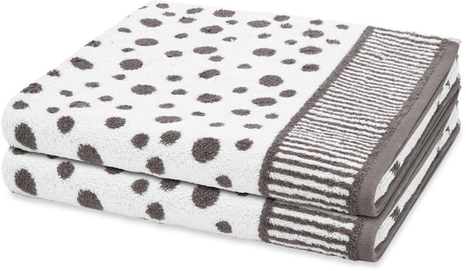 Ross Sonstiges 2 X douchehanddoek in set 2 pack Punkte allover
