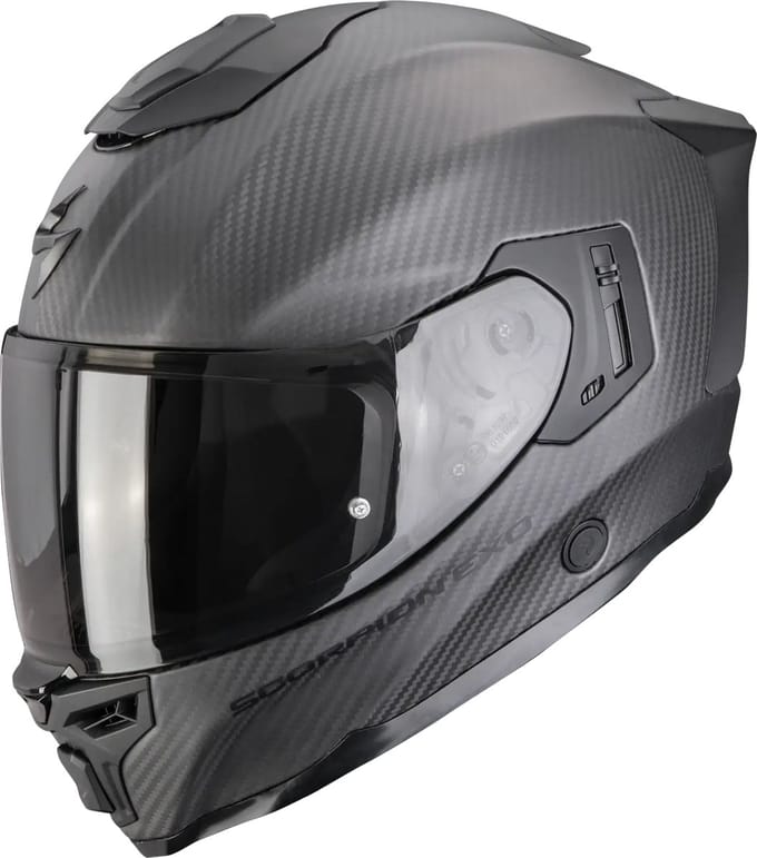 Scorpion EXO-1500 Carbon Solid Matt Black - Integraalhelm - Maat XL - Motorhelm - ECE 22-06 gekeurd
