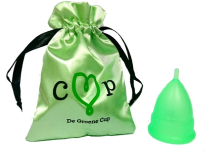 De Groene Cup herbruikbare Menstruatiecup model I - Maat S