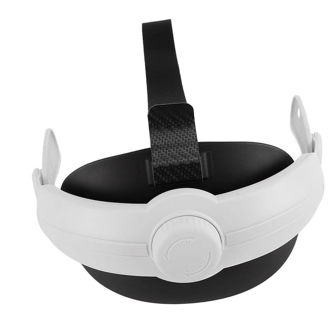 Hoofdband voor Meta 3 Headset ABS Verstelbaar Opvouwbaar VR Headset Accessoires Band Vervanging met black