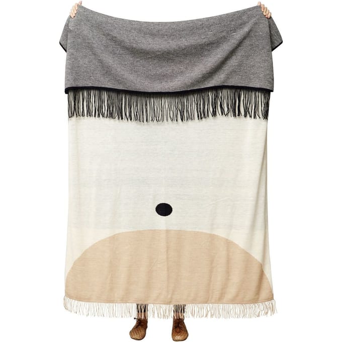 Form&Refine - Aymara - Plaid - patroon crème - meerkleurig