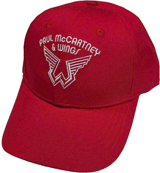Paul McCartney - Wings Logo Snapback Pet - Rood