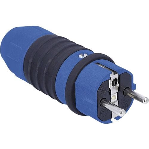AS Schwabe 62300 Stekker met randaarde 230 V Zwart, Blauw IP54