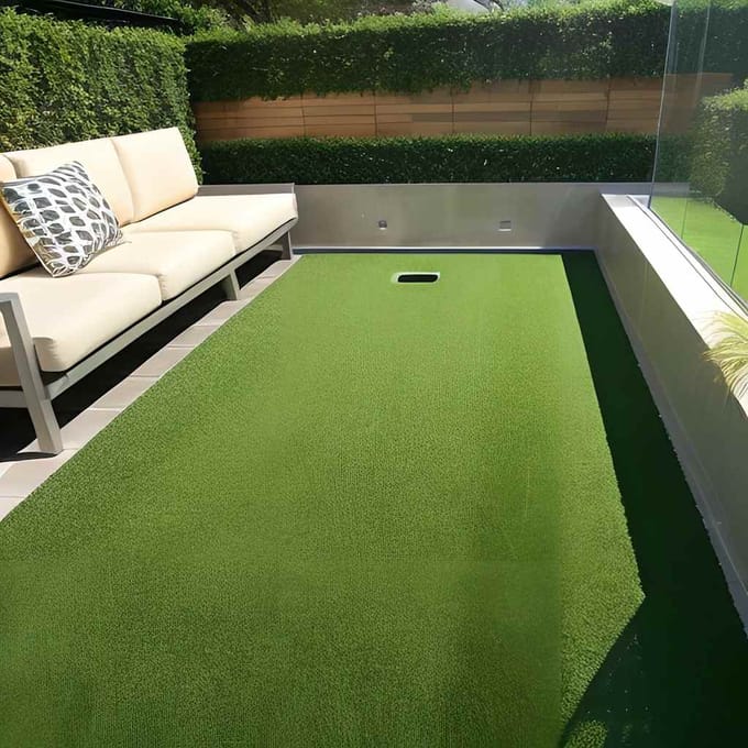 vidaXL - Kunstgras - 7/9 - mm - 1x20 - m - groen