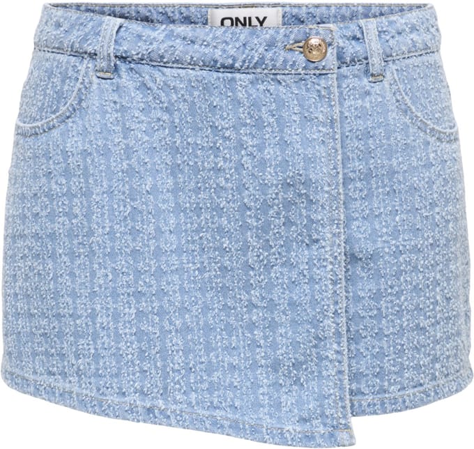 ONLY - ONLTEXAS BOUCLE REG DNM SKORT BJ Dames Skirt
