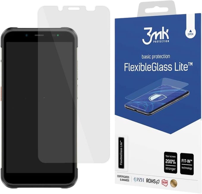 Ulefone Power Armor 16 Pro/16S onbreekbaar hybride glas, krasbestendig, 0,16 mm dik - FlexibleGlass Lite 3mk