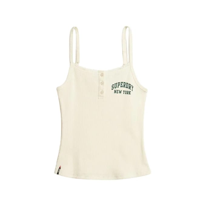 Dames knoop top met patroon Superdry Athletic Essentials