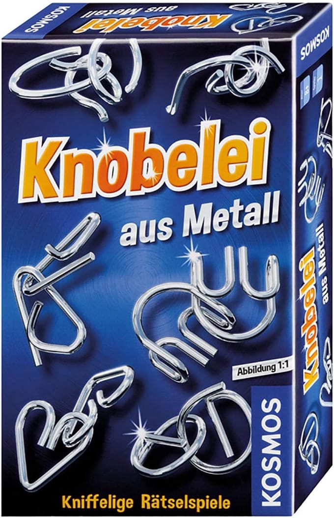 Metalen Knobelei: Puzzelspeelgoed voor 1 Speler vanaf 8 Jaar