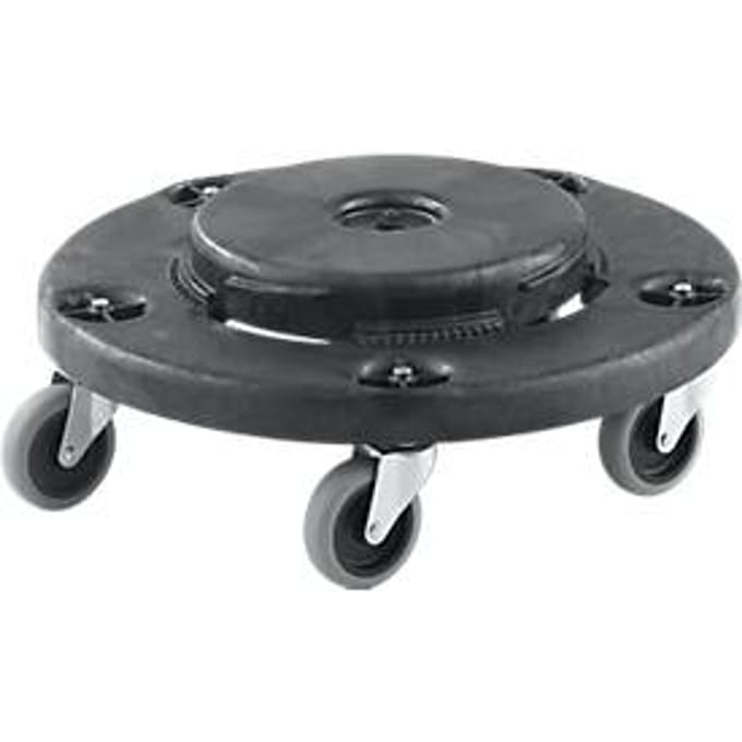 Verrijdbaar onderstel voor Brute container 75 l/121 l/166 l, rond