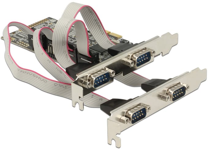 Delock PCI Express Card to 4 x Serial RS-232