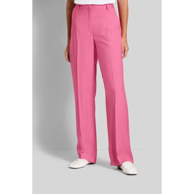 Bugatti Damen Casual broek met vouw