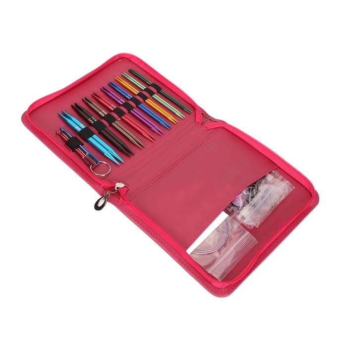 9 Paren Verwisselbare Rondbreinaalden Set Ergonomisch Handvat Complete Gereedschap Aluminium brown