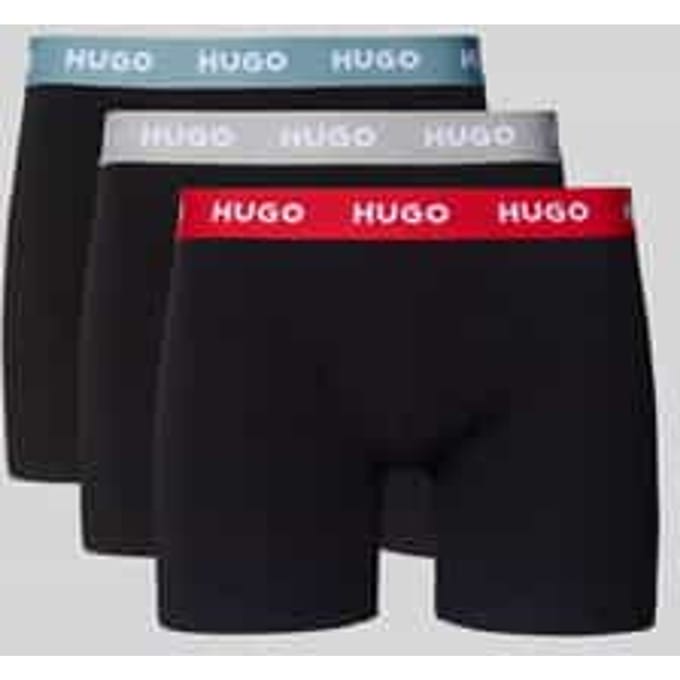 skinny fit trunks van katoenmix in set van 3