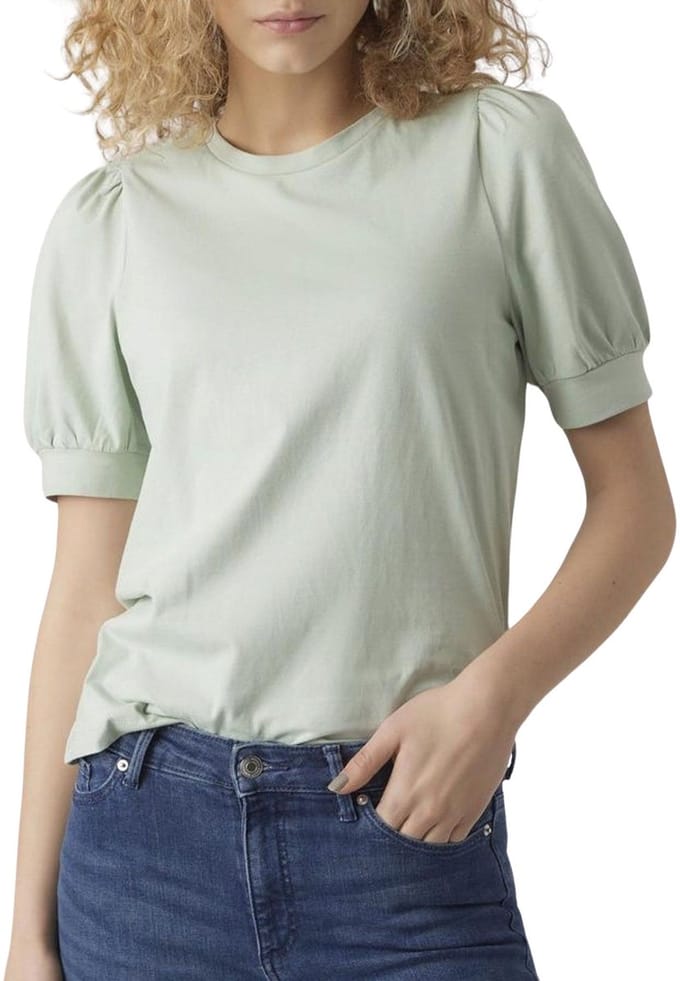 VERO MODA - AWKERRY 2/4 O-NECK TOP Dames T-shirt