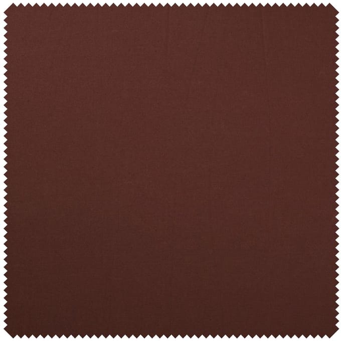 Katoenen stof "Uni" - Bruin