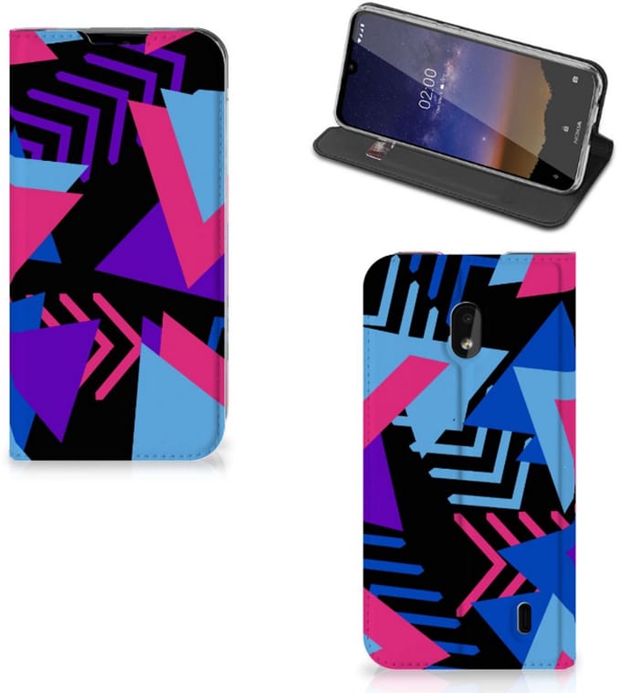 Nokia 2.2 Stand Case Funky Triangle