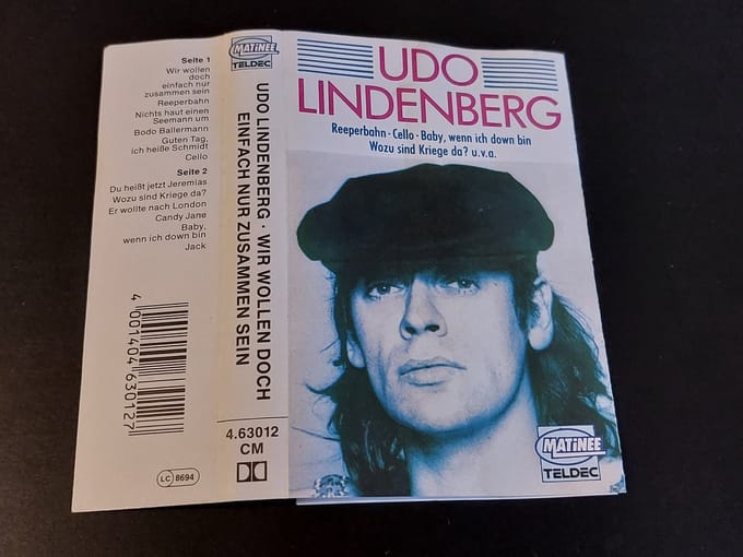 UDO LINDENBERG - WIR WOLLEN DOCH EINFACH NUR ZUSAMMEN SEIN (MC)