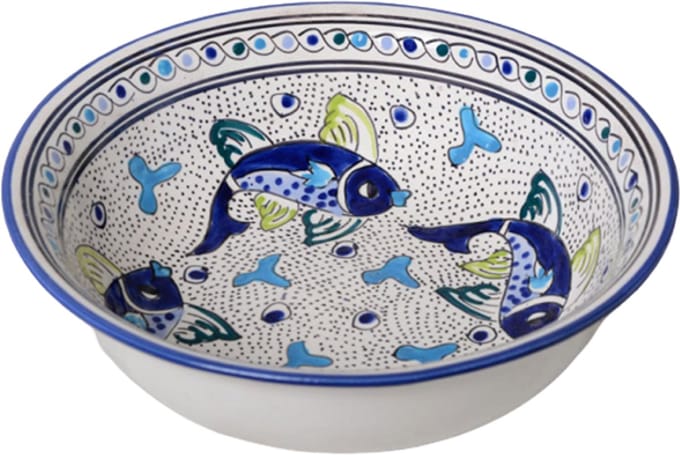 Saladier Poisson Ø 30 cm | SS.AD.30 | Dishes & Deco