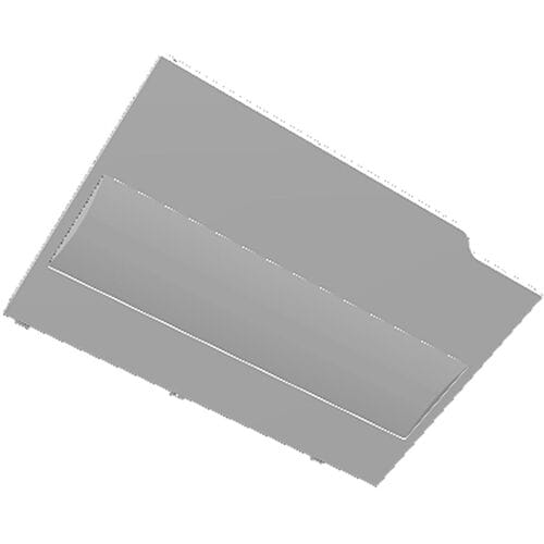 AEG zijpaneel, rechts, wit, 546.5x806mm 1463508372