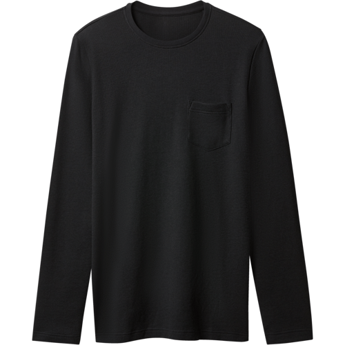 ESMARA MEN Heren longsleeve (Zwart, S)
