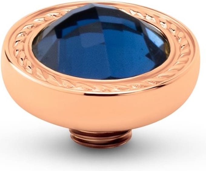 Melano Vivid Round Swirl Steentje Lake Blue | Rosé