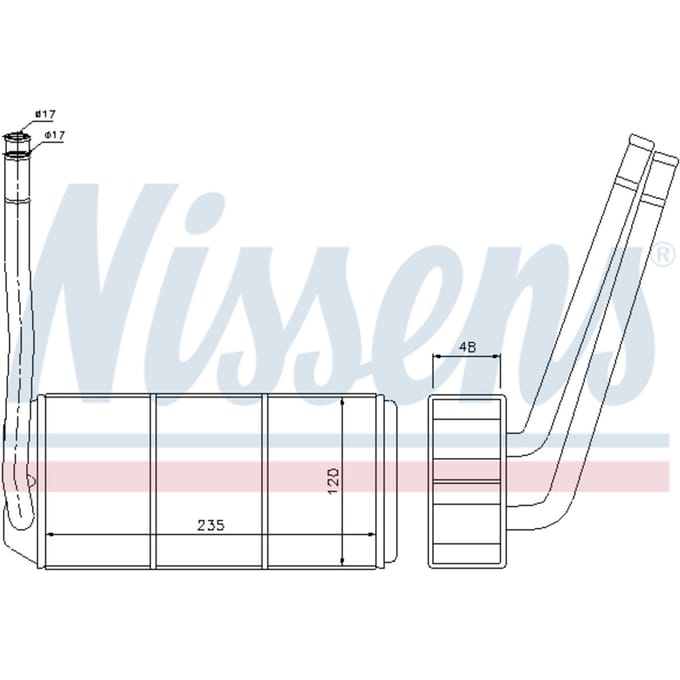 Waterverwarmer NISSENS 73001
