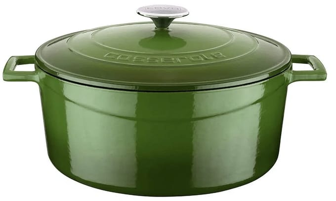 Lava Braadpan - 28 cm - 6.71 liter - Gietijzer - Groen