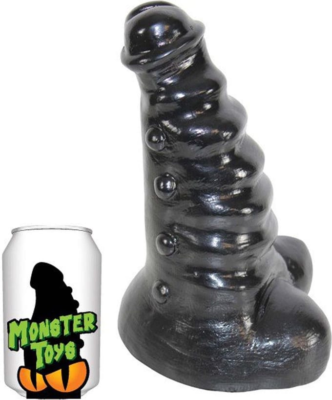 Gangbangster - Balrog - Dildo - 19 x 9 cm - PVC - Zwart