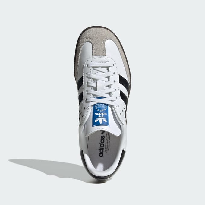 Adidas Samba Kindersneakers - Wit - Maat 38 - Suède