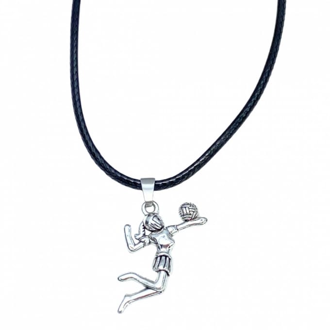 Ketting Volleybal zilverkleur - Charme Bijoux