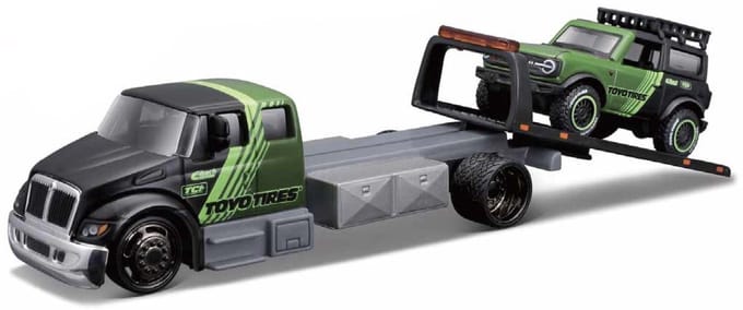 Maisto International Durastar - Modelauto - Schaal 1:64 - Zwart/Groen