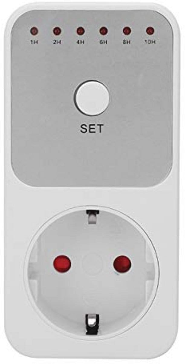 Countdown Timer Socket met 1-10 Uur Instelling - Energie Besparing en Kostenbeheersing
