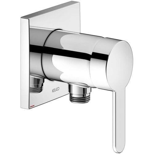 Keuco IXMO Flat concealed single lever mixer with hose connection for bath & shower, angular 59552010302