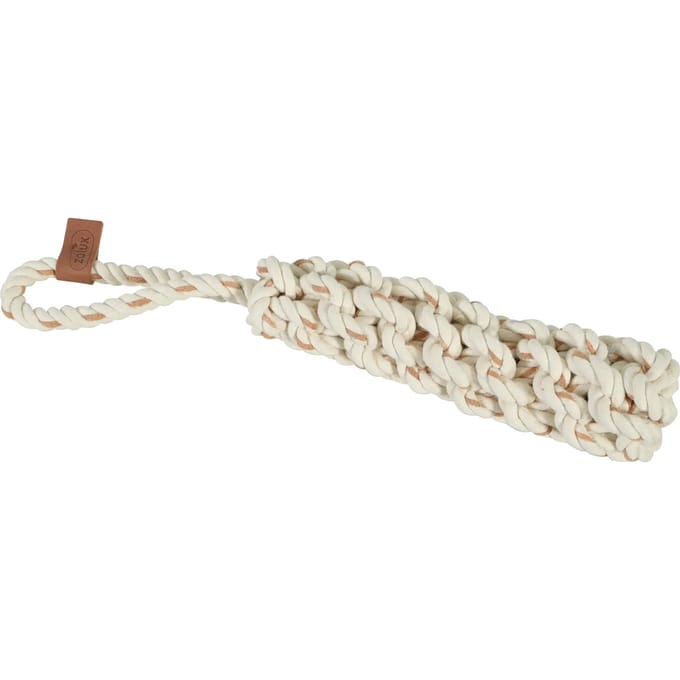 Touwspeeltje voor honden met handvat Zolux Leather Touch