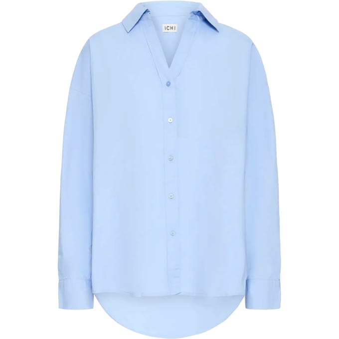 Ichi IHESTAMA SH Dames Blouse - Bel Air Blue