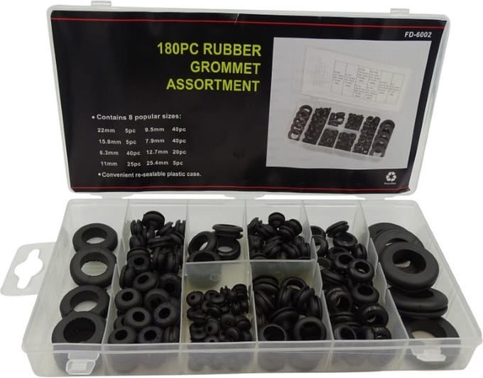 Assortimentsdoosje Rubber Tulles 180 Dlg.