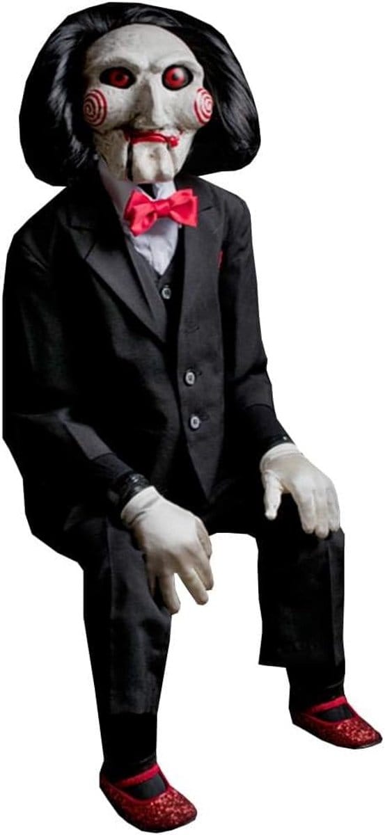 Grote Billy Pop Figuur uit de Saw Filmserie - Verzamelobject van 119 cm