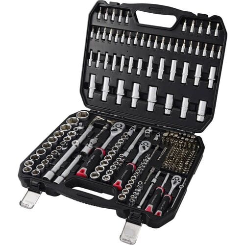 TOOLCRAFT TO-10674603 Bit- en steeksleutelset 1/2, 1/4, 3/8 255-delig