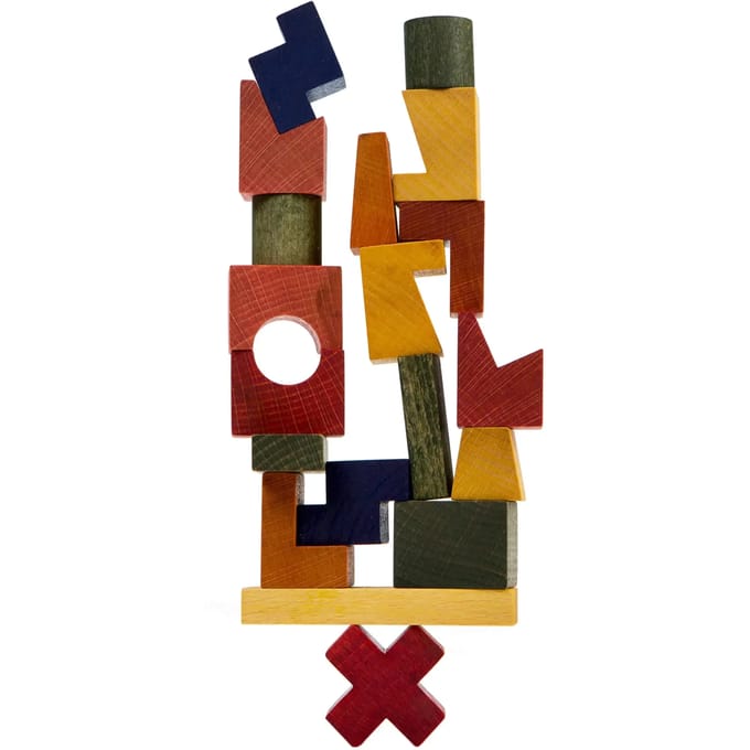 Regenboog Stapeltoren Game Wooden Story