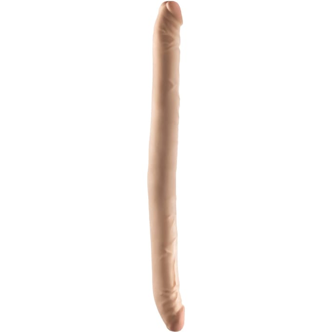 Dr Skin - Dr. Skin Plus 16,5” Buigzame Dubbele Dildo Beige