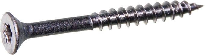 QZ Spaanplaatschroeven platkop deeldraad 6.0 x 80/48 TX-25 Roestvast Staal (RVS) A2