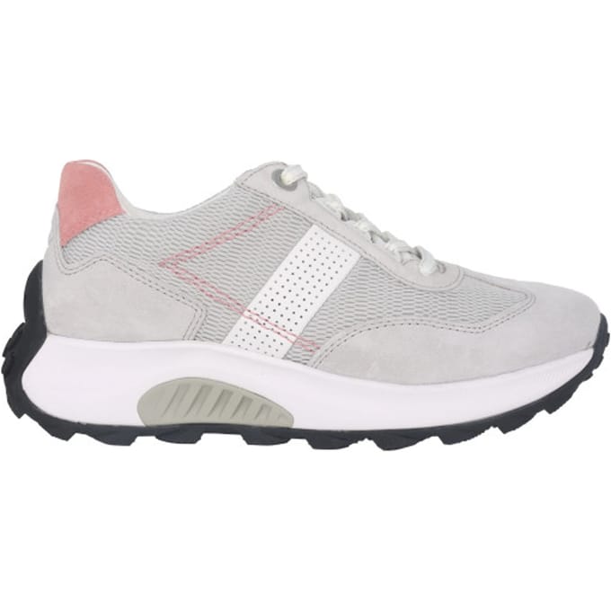 Gabor rollingsoft sensitive 26.914.40 - dames rollende wandelsneaker - Grijs - maat 43 (EU) 9 (UK)