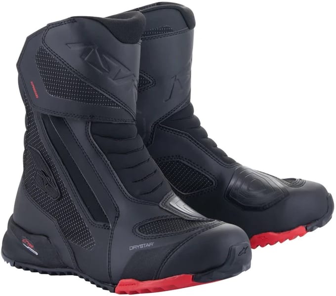 Alpinestars Rt-7 Drystar Schoenen Zwart Rood - Laars