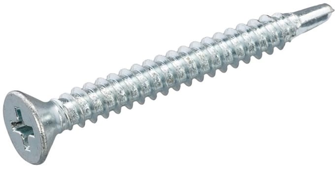 Zelfborende Plaatschroeven - Phillips 2 Platkop - 4,8 x 19mm - Voldraad - Verzinkt (200 stuks)