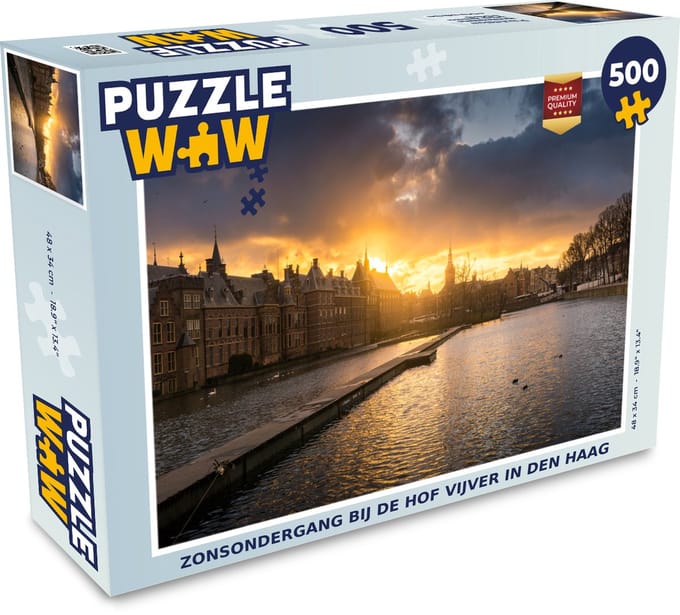 Puzzel Den Haag - Water - Zon - Legpuzzel - Puzzel 500 stukjes
