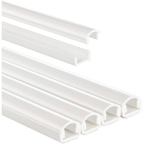 Hama Kabelgoot Zelfklevend Halfrond 100x1.1x1 cm 4 Stuks PVC/Wit