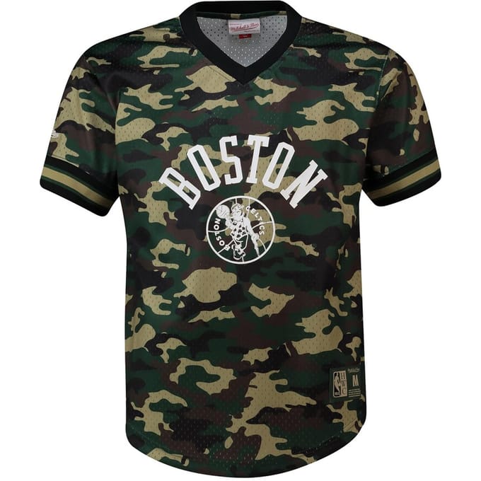 Mitchell & Ness NBA Boston Celtics Heren Camo Mesh T-shirt