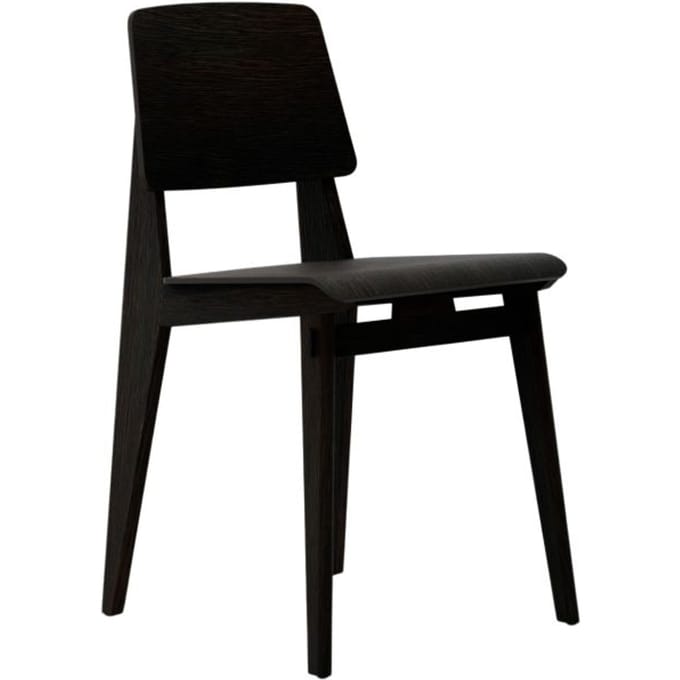 Vitra Chaise Tout Bois - Eiken donker