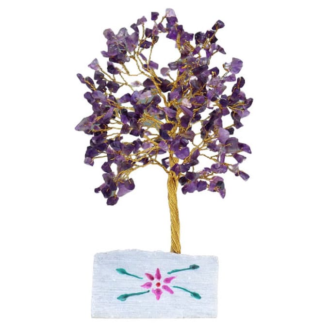 Amethist edelsteenboom - 320 stenen